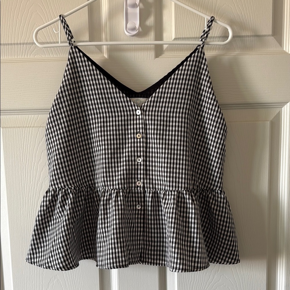 Black and White Women's Top